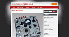 Desktop Screenshot of museu-tecnologia.com.br