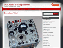 Tablet Screenshot of museu-tecnologia.com.br